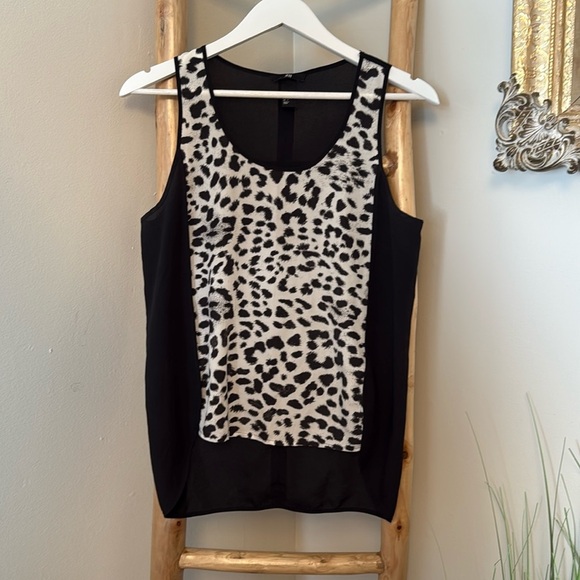 H&M Tops - H & M Animal Print Tank Blouse